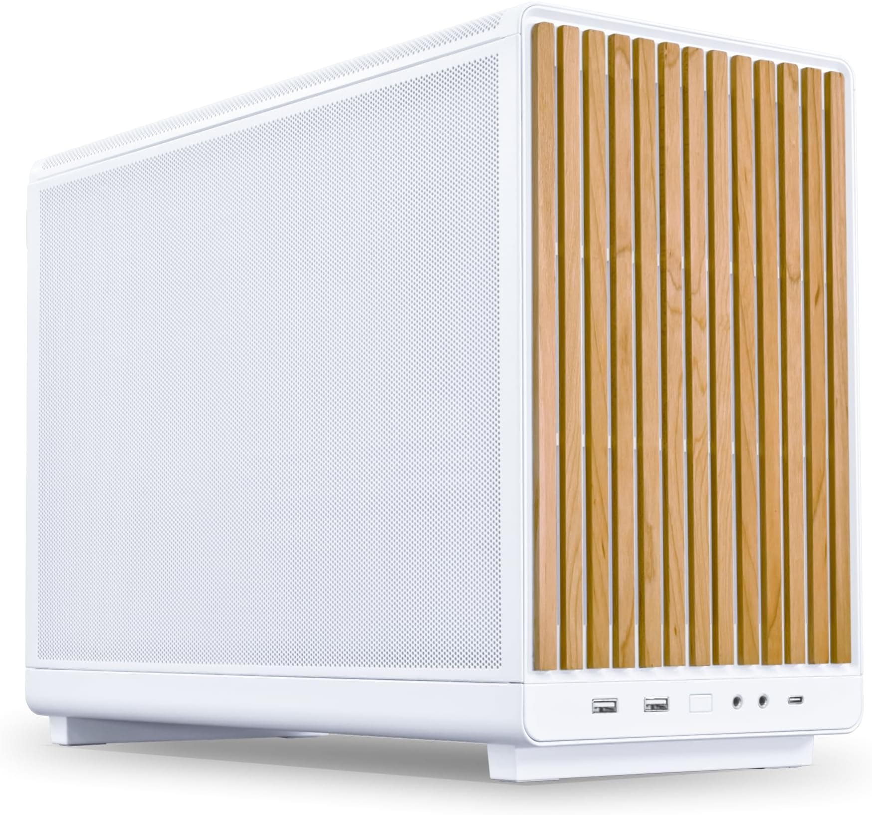 Lian Li A3-mATX MD Micro-ATX PC Case - White with Modular Design and High Airflow Support