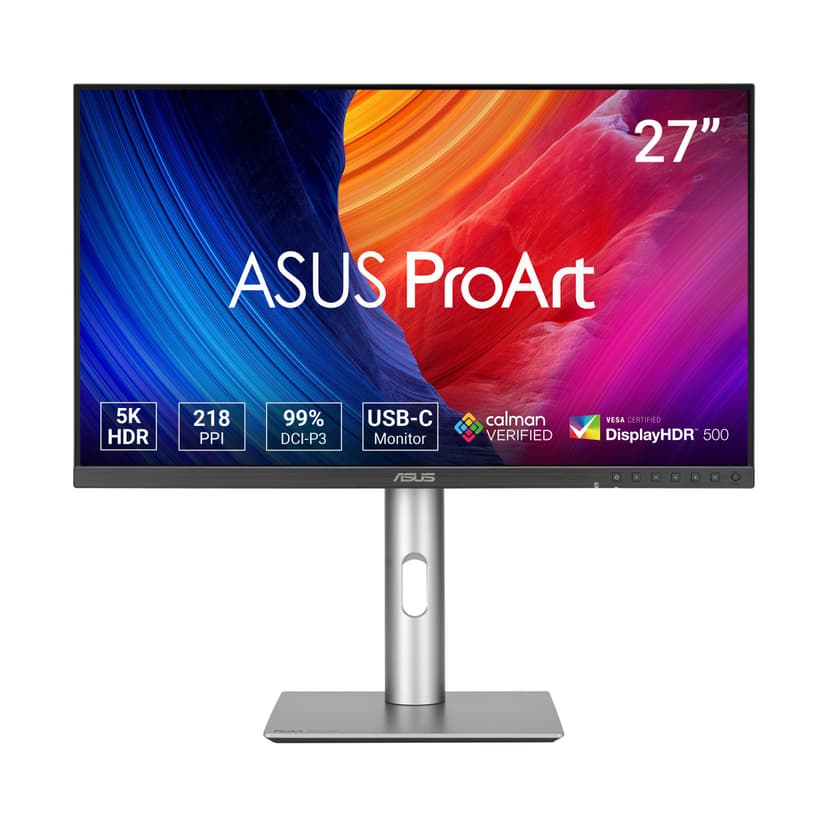 ASUS ProArt Display 5K PA27JCV Professional Monitor – 27-inch, IPS, 5K (5120 x 2880), 99% DCI-P3, LuxPixel AGLR, Light Sync, colour Accuracy