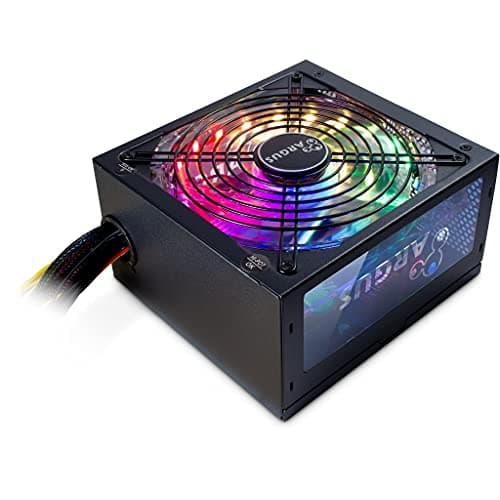 Inter-Tech Argus RGB-500W II Power Supply Unit 20+4 Pin ATX Black