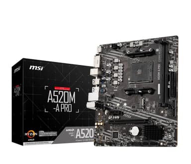 MSI A520M-A PRO Motherboard mATX