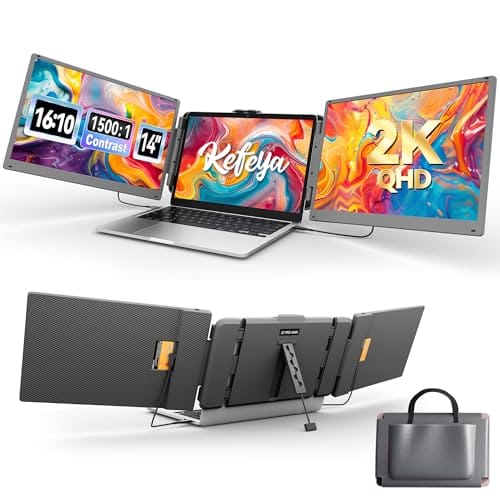 KEFEYA 2K Laptop Screen Extender Review UK (2026) - Specs, Image Quality & Value