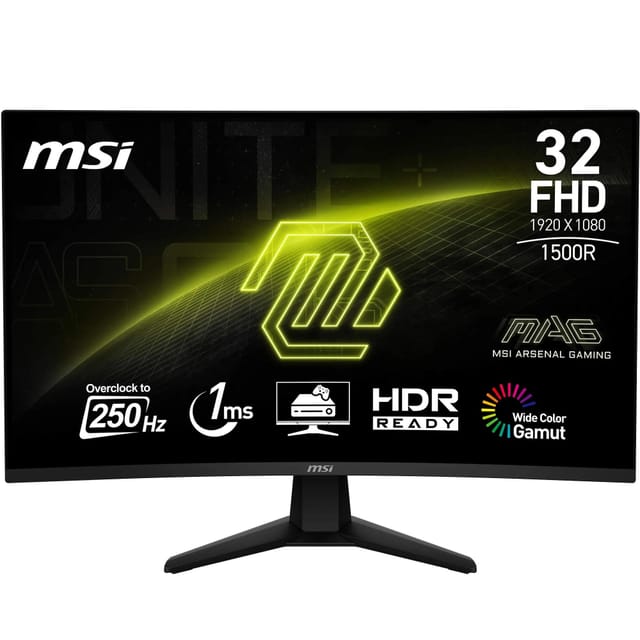 MSI MAG 32C6X 32 Inch FHD Curved Gaming Monitor Review UK (2026) - Specs and Verdict