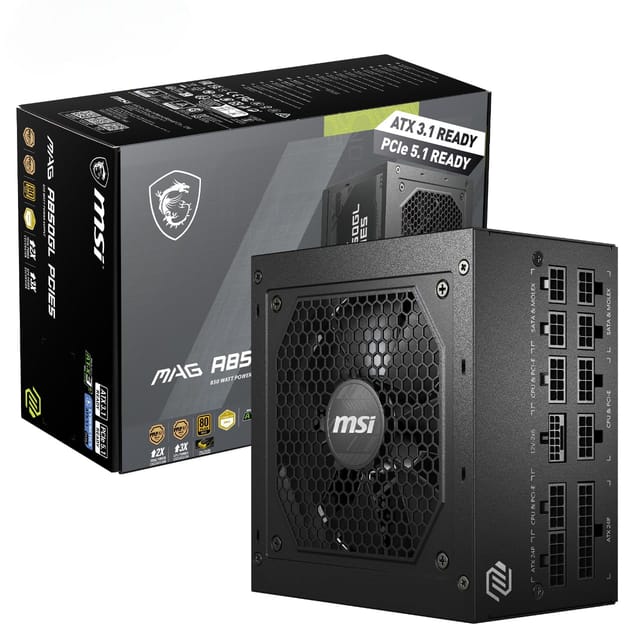 MSI MAG A850GL PCIE5 PSU Review