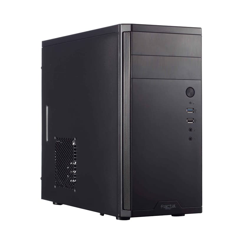 Fractal Design Core 1100 - Mini Tower Computer Case - mATX - High Airflow And Cooling - 1x 120mm Silent Fan Included - Brushed Aluminium - B