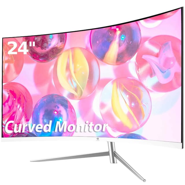 Z-Edge 24 Inch Curved Monitor Review: VA Panel, 75Hz, White Finish