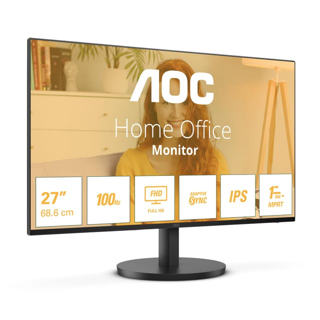AOC 27-inch 1080p 100Hz Monitor Review UK 2026