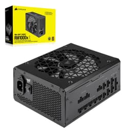 Corsair RM1000x SHIFT Fully Modular ATX Power Supply - 80 PLUS Gold - ATX 3.1 - PCIe 5.1 - Zero RPM - Modular Side Interface - Black
