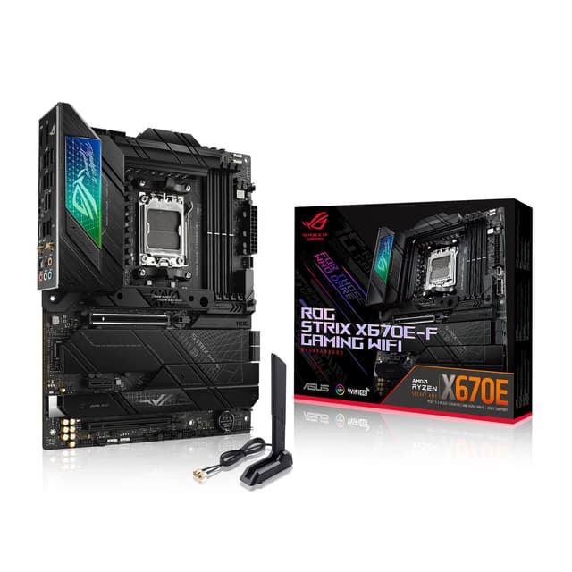 ASUS ROG Strix X670E-F Gaming WiFi AMD Ryzen AM5 ATX moth...