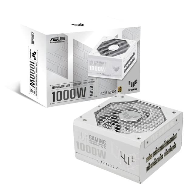 ASUS TUF Gaming 1000W Gold White Edition (1000 Watt, ATX...