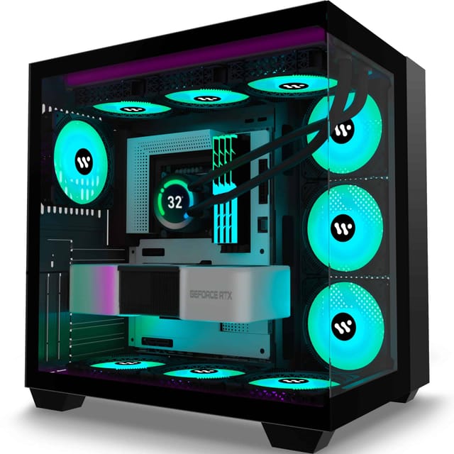AMANSON H9 Mid-Tower Gaming PC Case Review UK (2026). Build