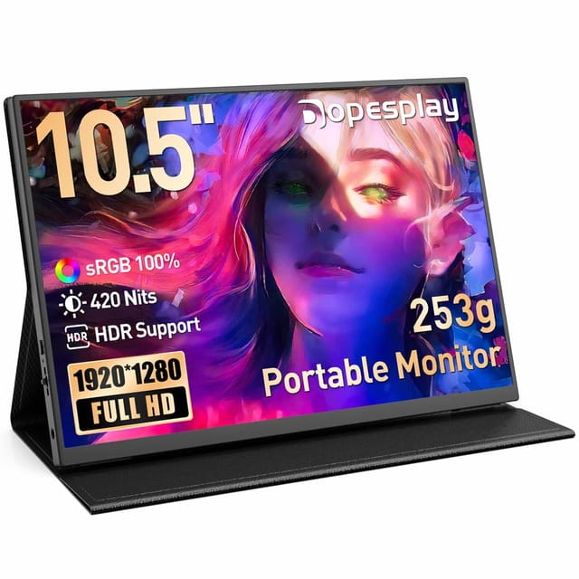 Dopesplay 10.5-Inch FHD Portable Monitor Review: Bright, Light, and Honest