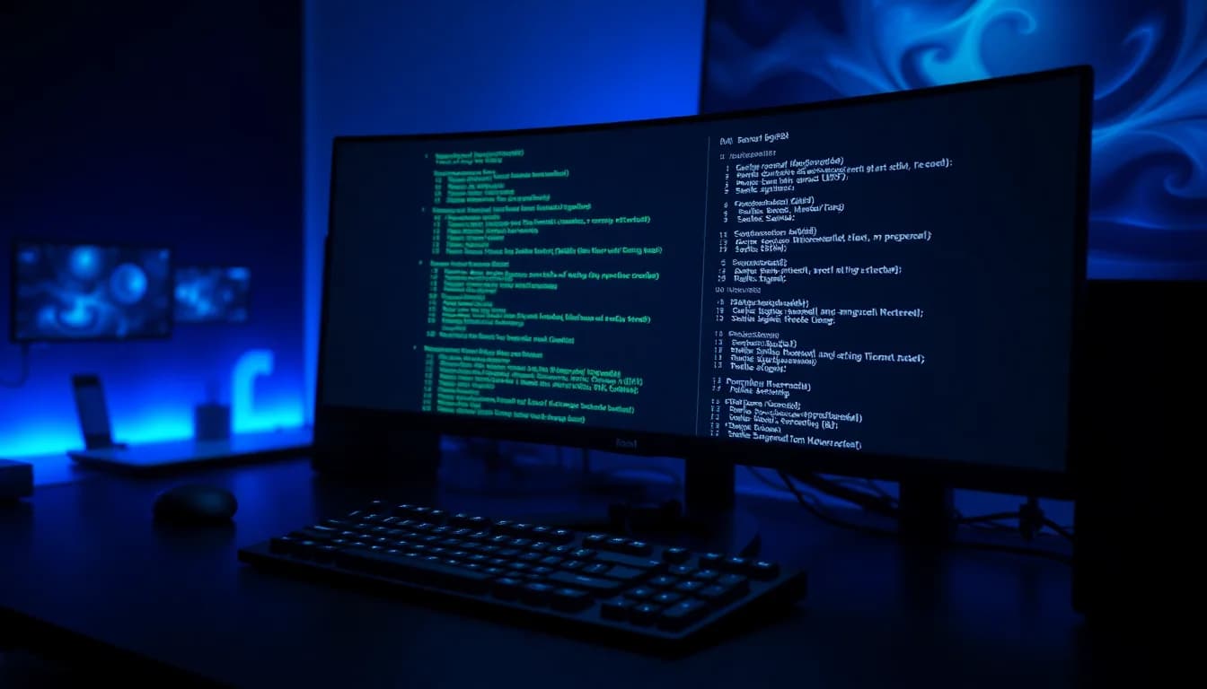 A terminal window showing a Bash backup script with rsync commands and timestamped directories open on a developer workstation