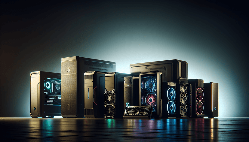Best Desktops for Gaming Under £1000: hero illustration