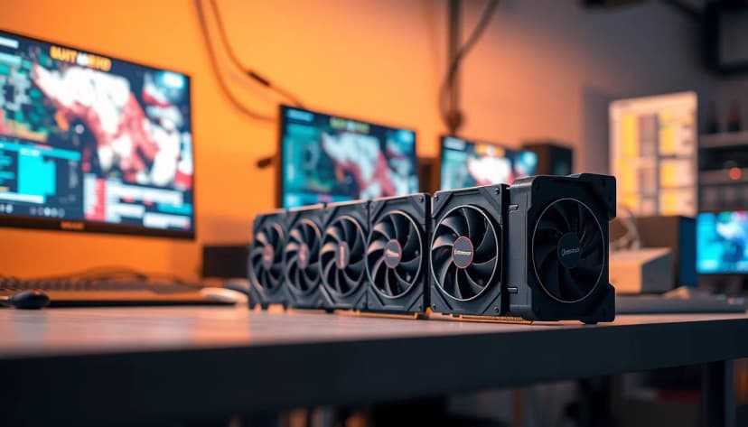 Best Graphics Cards for machine learning / AI training: hero illustration