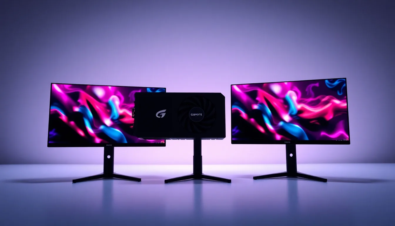 Best Monitors for Gigabyte GeForce RTX 5070 Ti WINDFORCE OC SFF 16G Graphics Card - 16GB GDDR7, 256bit, PCI-E 5.0, 2497 MHz Core Clock, 3 x DP 2.1a, 1 x HDMI 2.1b, NVIDIA DLSS 4, GV-N507TWF3OC-16GD