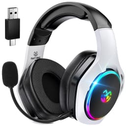 2.4Hz Wireless Gaming Headsets for Ps5 Ps4 PC, 40H+ Hrs & 7.1 Surround Sound with Noise Canceling Microphone Ps5 Headsets for Switch Phone, Bluetooth Gaming Headphone