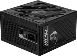 MSI MPG A1000GS PCIE5 Power Supply Unit, 1000W, 80 PLUS Gold, ATX 3.1, PCIe 5.1 GPU Support, Dual-native 12V-2x6, Cables with Dual-color 12V-2x6 connectors, ATX PSU, Embossed Jacket Cables