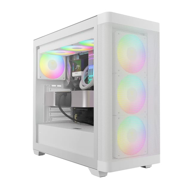 GAMDIAS ATHENA M3 White Gaming PC Case Review UK (2026) , Build Tested | VividRepairs