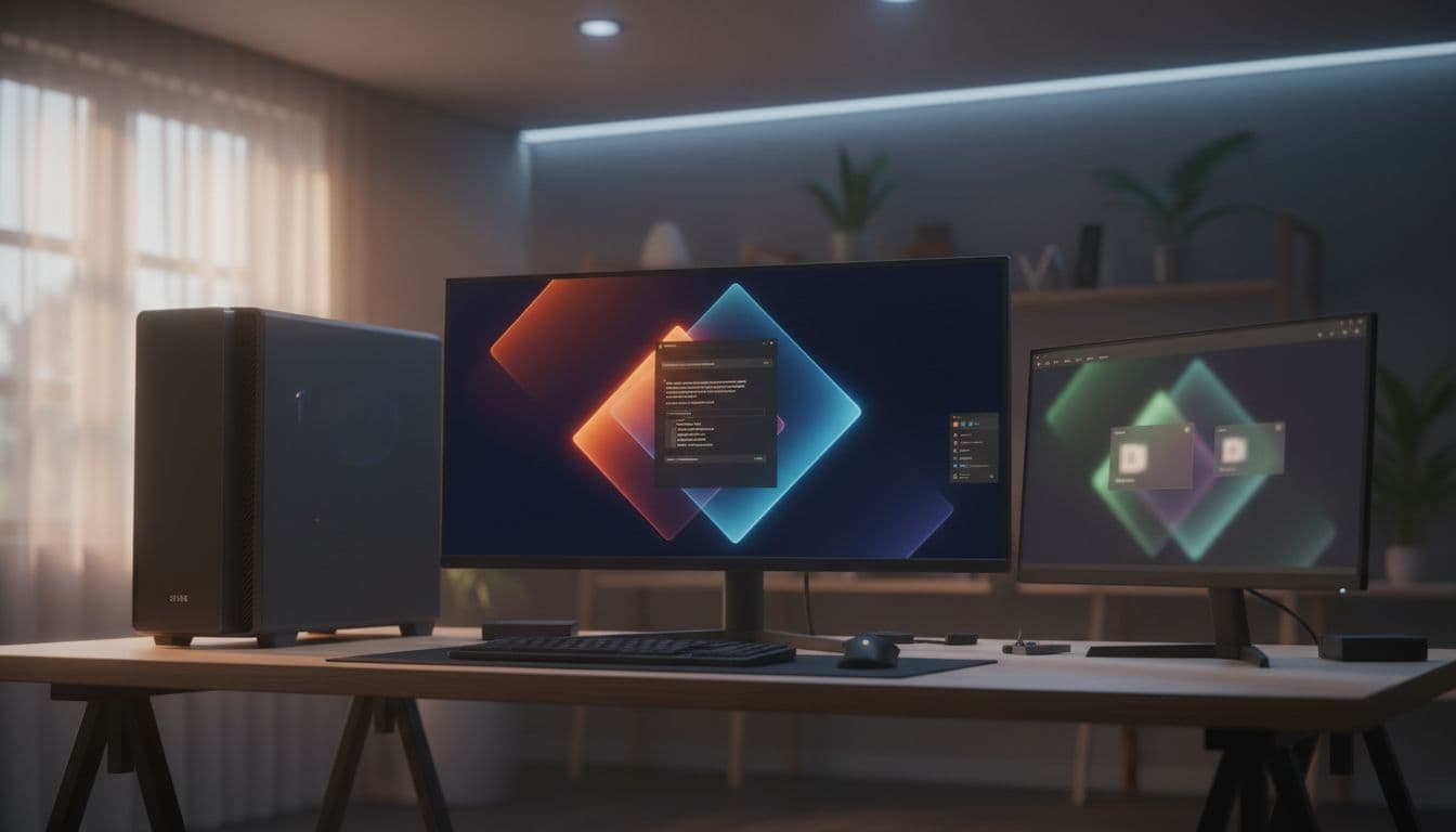 Windows desktop showing Firefox browser failing to load from a secondary hard disk partition with an error dialog