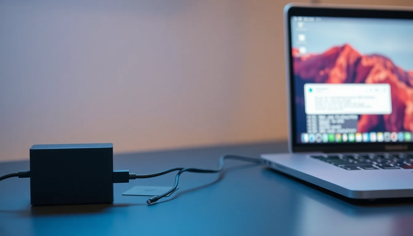 External hard drive connected to a MacBook showing unreadable disk error dialog on macOS Disk Utility screen