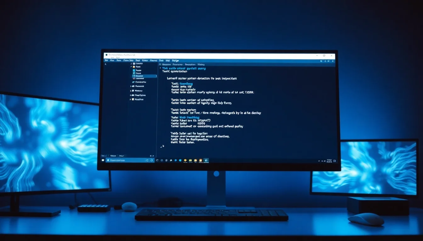 Windows 11 laptop screen displaying system scan results with warning icons and rootkit detection alerts in admin terminal window