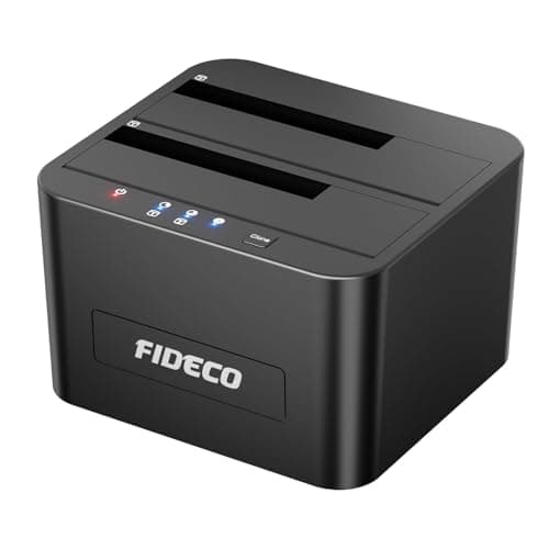 FIDECO Hard Drive Docking Station, USB 3.0 SATA HDD Docki...