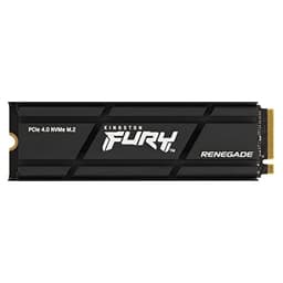 Kingston FURY Renegade 1000G PCIe 4.0 NVMe SSD W/ HEATSINK - For gamers, enthusiasts and high-power users - SFYRSK/1000G