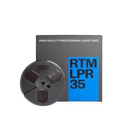 RTM Long Play Recording LPR 35 ¼ inch - Reel to Reel Magnetic Tape for Audio Recording - 270m Trident Plastic Reel - 5 inch 13cm Diameter