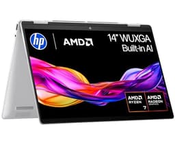 HP Envy x360 14" 2in1 Laptop, AMD Ryzen 7 8840HS Processor, AI Enhanced, 16 GB RAM, 1TB SSD, AMD Radeon Graphics, WUXGA IPS Touchscreen, Up to 14hrs 45 battery, Win 11, Glacier Silver, 14-fa0000sa