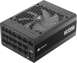 CORSAIR HX1200i (2025) Fully Modular Ultra-Low Noise ATX Power Supply with 12V-2x6 Cable – ATX 3.1 & PCIe 5.1 Compliant, Cybenetics Platinum Efficiency, Fluid Dynamic Bearing Fan – Black