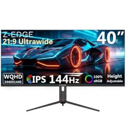 Z-Edge 40 Inch Gaming Monitor 144Hz Ultrawide WQHD 3440x1440 IPS Panel 21:9