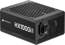 CORSAIR HX1000i SHIFT Fully Modular ATX Power Supply – Built-in iCUE LINK System Hub, Native 12V-2x6 Cable, ATX 3.1 & PCIe 5.1, Side-Mounted Connectors, Cybenetics Platinum – Black