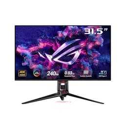 ASUS ROG Swift OLED PG32UCDMZ Gaming Monitor - 32-inch (31.5-inch viewable) 4K (3840 x 2160) QD-OLED panel, 240 Hz, 0.03 ms (GTG), G-SYNC, 99 percent DCI-P3, True 10-bit, ASUS DisplayWidget Center