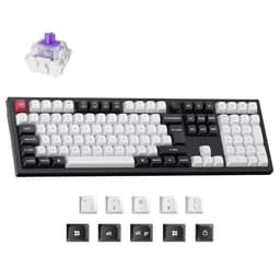 Keychron Q6 HE Wireless Custom Mechanical Keyboard - Hall Effect Gateron Double-Rail Magnetic Switch, Rapid Trigger, 2.4G/Bluetooth 5.2/USB-C, QMK/Launcher Full Metal RGB Backlit, UK Layout - Black