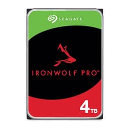 Seagate IronWolf Pro 4TB, Enterprise Internal NAS HDD, CMR, 3.5 Inch, SATA 6GB/s, 7.200 RPM, 256MB Cache for RAID NAS, Data Rescue Services, Frustration Free Packaging (ST4000NTZ01)