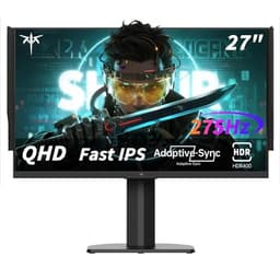 KTC 27Inch Gaming Monitor, QHD 1440P, 240Hz, Black, H27E8