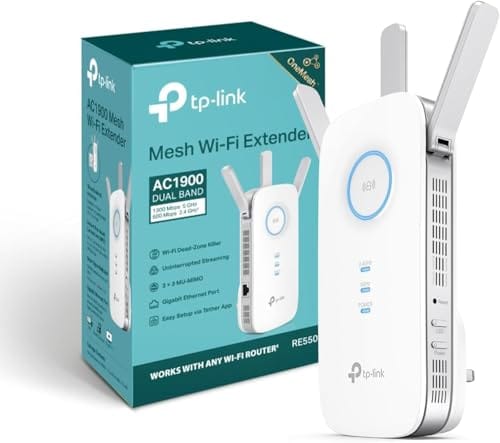 TP-Link RE550 AC1900 WiFi Extender Booster Review UK 2026