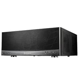 SilverStone GD11 HTPC Micro-ATX/ATX Case – Horizontal Desktop Computer Case with USB-C, ATX PSU Support, 240mm Radiator Support, Supports up to 340mm Graphics Cards | SST-GD11B