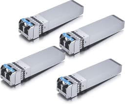 10Gtek [4 Pack 10Gb SFP+ LR Singlemode Module 10km, 10GBase-LR LC Transceiver Compatible for Cisco SFP-10G-LR, Meraki, Mikrotik, Ubiquiti UniFi UF-SM-10G, Netgear, Zyxel,Qnap,Synology,D-Link and more