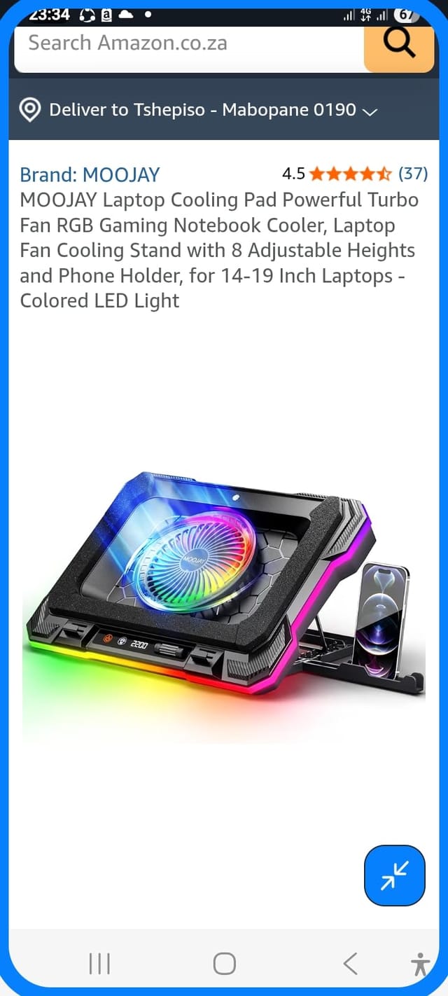 MOOJAY Laptop Cooling Pad Powerful Turbo Review UK 2026