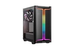 be quiet! Pure Base 501 DX Black PC Case, High Airflow Intake Front Panel And Top Cover, Maximum Performance, 3 Preinstalled Pure Wings 3 140mm PWM Fans, Extraordinary Air Pressure, Dynamic Design