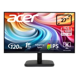 acer EK271G 27 inch Full HD (1920 x 1080) Monitor - 120Hz, 1ms, IPS Panel, Adaptive Sync, 99% sRGB, HDMI, VGA