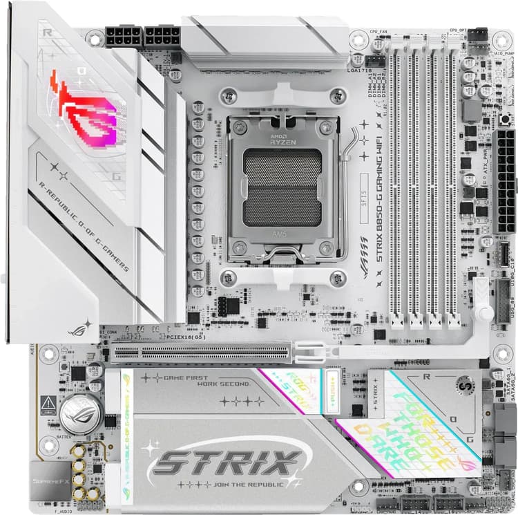ASUS ROG STRIX B850-G GAMING WIFI AMD B850 AM5 micro ATX...