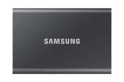 Samsung T7 Portable SSD – 2 TB – USB 3.2 Gen.2 External SSD Titanium Grey (MU-PC2T0T/WW)