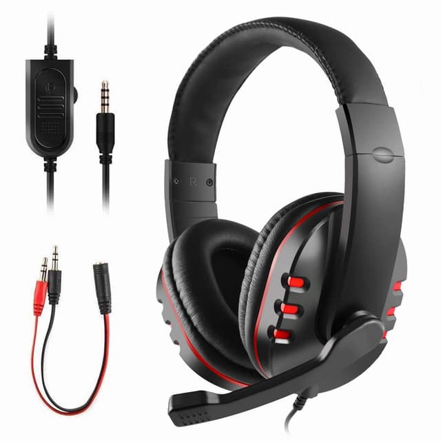 JAMSWALL Gaming Headset for Ps-4 Xbox One S 3.5mm Wired O...