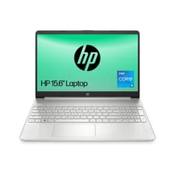 HP 15.6" Laptop | Intel Core i5-1235U Processor | 8 GB RAM | 256 GB SSD | Intel Iris Xe Graphics | FHD Display | Up to 7hrs battery | Win 11 | Dual Speakers | Silver | 15s-fq5021sa