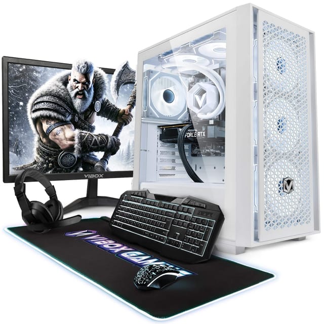 Vibox VII Gaming PC (i7-12700KF, RTX 5060, White) Review UK 2026