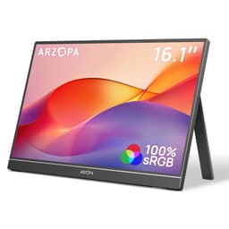 ARZOPA 16.1″ Portable Monitor FHD Review UK (2026) – Tested & Calibrated