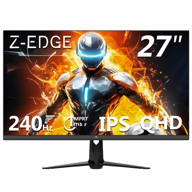 Z-Edge 27 Inch 240Hz Gaming Monitor QHD 2K IPS Monitor 1m...