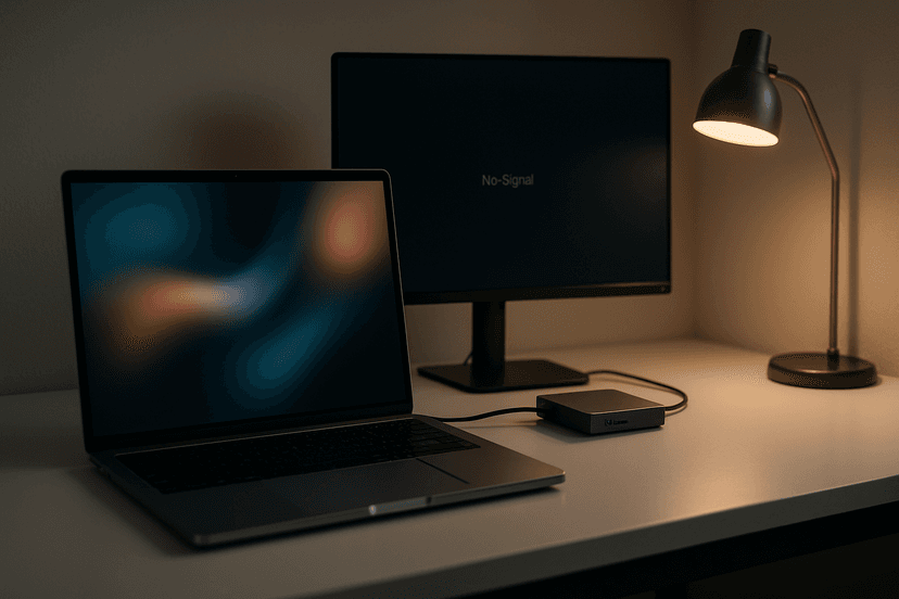 Mac external monitor not detected via USB-C